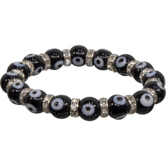 Glass Bead Evil Eye Bracelet - SpiritualClout