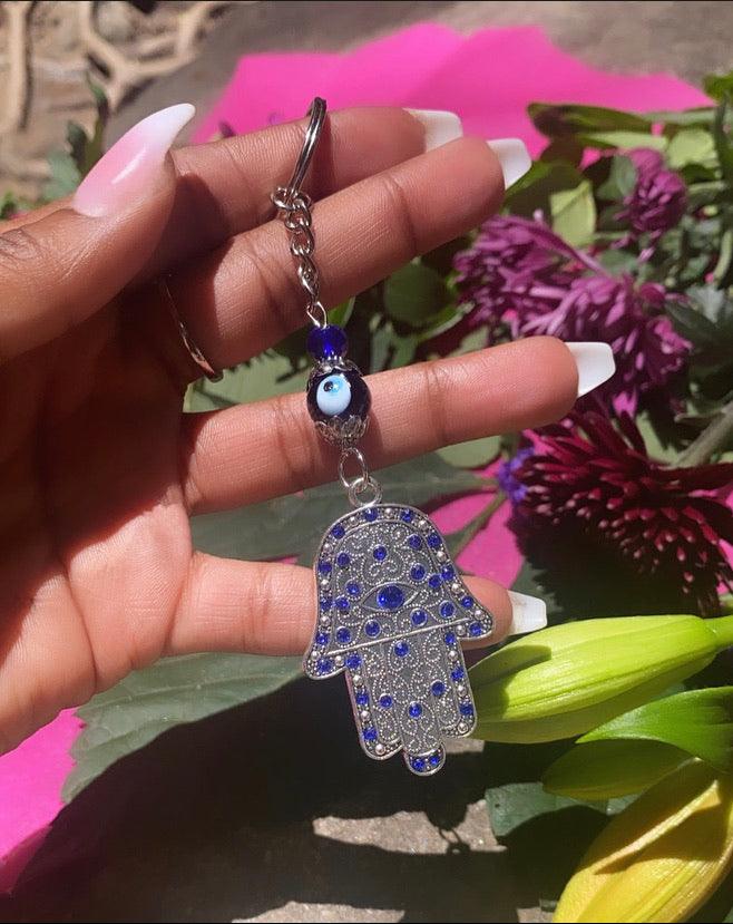 Hamsa Hand Keychain - SpiritualClout