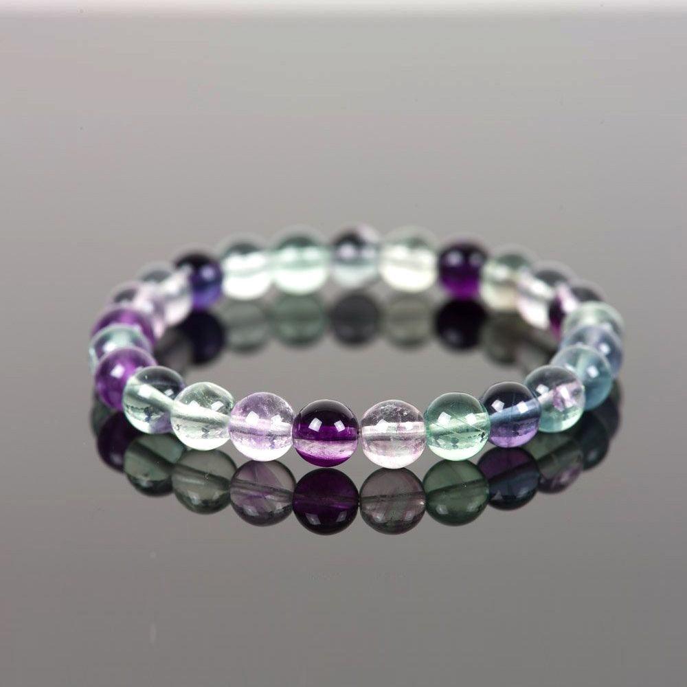 Fluorite 8mm Stone Bracelet - SpiritualClout