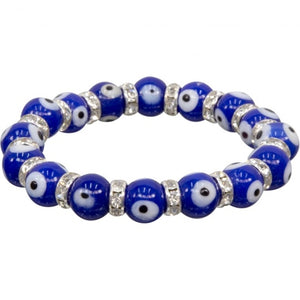 Glass Bead Evil Eye Bracelet - SpiritualClout