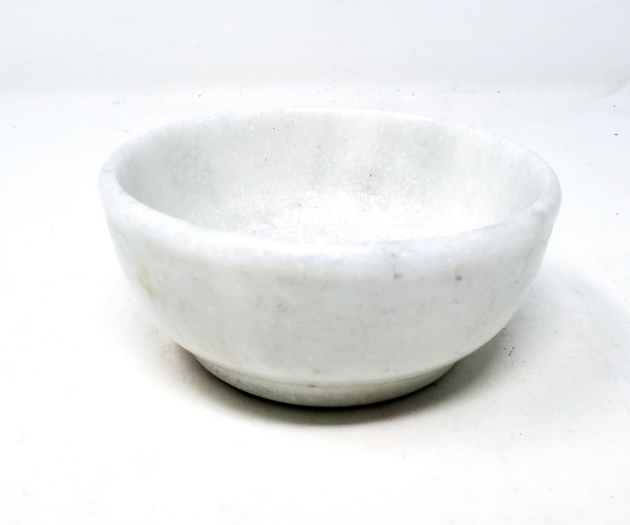 White Marble Burning Bowl - SpiritualClout