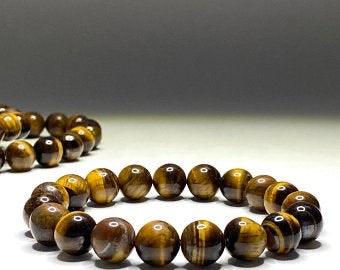 Tigers Eye 8mm Stone Bracelet - SpiritualClout